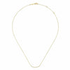 14K Yellow Gold Curved Bar Necklace with Diamond Stations - NK6137Y45JJ-Gabriel & Co.-Renee Taylor Gallery