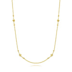 14K Yellow Gold 32" Bujukan Station Necklace - NK6447Y4JJJ-Gabriel & Co.-Renee Taylor Gallery