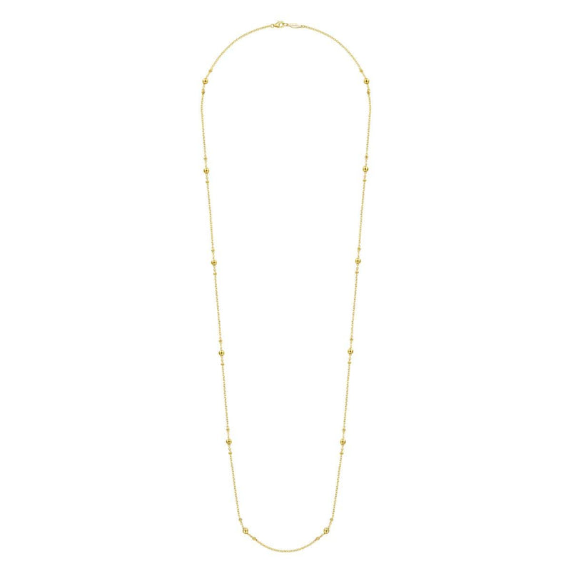 14K Yellow Gold 32" Bujukan Station Necklace - NK6447Y4JJJ-Gabriel & Co.-Renee Taylor Gallery