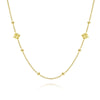 14K Yellow Gold 24" Pyramid Quatrefoil Station Necklace - NK6460Y4JJJ-Gabriel & Co.-Renee Taylor Gallery