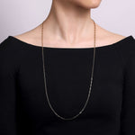 14K Yellow Gold 32" Hollow Paperclip Chain Necklace - NK6768H-32Y4JJJ-Gabriel & Co.-Renee Taylor Gallery