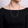 14K Yellow Gold 24" Hollow Chain Necklace - NK6827-24Y4JJJ-Gabriel & Co.-Renee Taylor Gallery