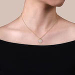 14K Yellow Gold Bujukan and Diamond Pavé Pendant Necklace - NK6978Y45JJ-Gabriel & Co.-Renee Taylor Gallery