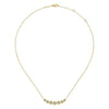 14K Yellow Gold Curved Diamond Bar Necklace - NK7001Y45JJ-Gabriel & Co.-Renee Taylor Gallery