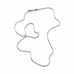 Box Chain Necklace, Sterling Silver, 2MM - NM999623-John Hardy-Renee Taylor Gallery