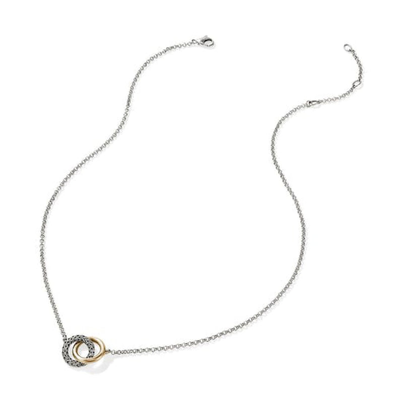 JH Essential Linked Necklace, Gold, Sterling Silver - NZZ98707-John Hardy-Renee Taylor Gallery