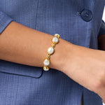 Nassau Demi Stone Bracelet - Iridescent Capri Blue-Julie Vos-Renee Taylor Gallery