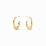 Nassau Crescent Hoop Earrings-Julie Vos-Renee Taylor Gallery