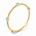 Nassau Stone Bangle - Pearl-Julie Vos-Renee Taylor Gallery