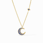 Luna Delicate Necklace Sapphire Blue-Julie Vos-Renee Taylor Gallery