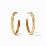 Noel Stone Hoop Earrings - Cubic Zirconia-Julie Vos-Renee Taylor Gallery