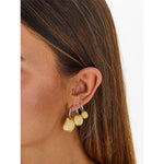 "CILIEGINE" Gold Ball Drop Earrings w/ Diamonds Details (MEDIUM) - OS16-583-Nanis-Renee Taylor Gallery