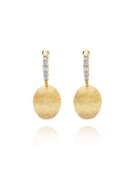 "CILIEGINE" Gold Ball Drop Earrings w/ Diamond Details (SMALL) - OS17-583-Nanis-Renee Taylor Gallery