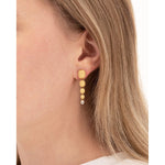 Ivy "Nuvolette" Gold and Diamonds Charming Drop Earrings - OS27-538-Nanis-Renee Taylor Gallery