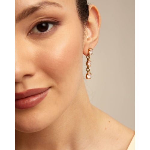 Sublime Gold/Pink Earrings-UNO de 50-Renee Taylor Gallery