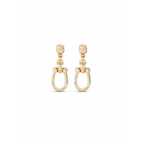 Serotonin Gold Earrings-UNO de 50-Renee Taylor Gallery