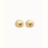 18K Gold Plated Bead Shaped Earrings - PEN0996ORO0000U-UNO de 50-Renee Taylor Gallery