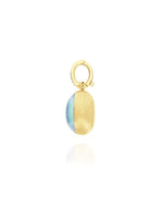 "Boules" Anice Charm in Hand-Engraved Gold, Diamonds, Rock crystal, and Amazonite (Small) - PS1-609-Nanis-Renee Taylor Gallery