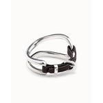 Bocado Leather & Sterling Silver Sterling Silver Plated Bracelet - PUL0228MAR-UNO de 50-Renee Taylor Gallery