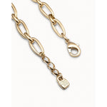 Gold-Plated Medium Sized Oval Link Bracelet with Carabiner Clasp - PUL2263ORO0000M-UNO de 50-Renee Taylor Gallery