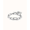 Ser Brave Sterling Silver Plated Bracelet - PUL2468MTL0000-UNO de 50-Renee Taylor Gallery