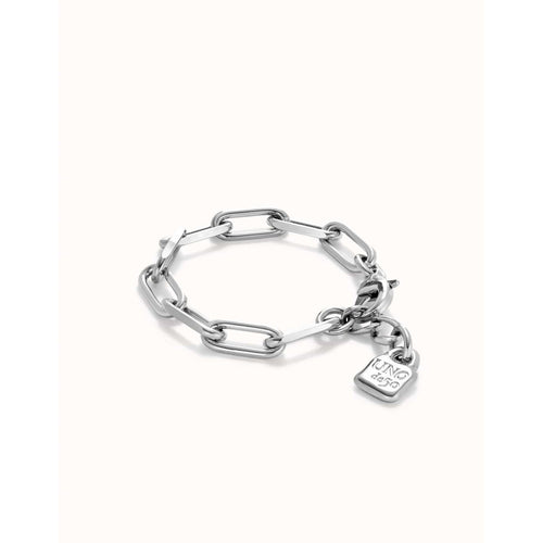 Ser Brave Sterling Silver Plated Bracelet - PUL2468MTL0000-UNO de 50-Renee Taylor Gallery