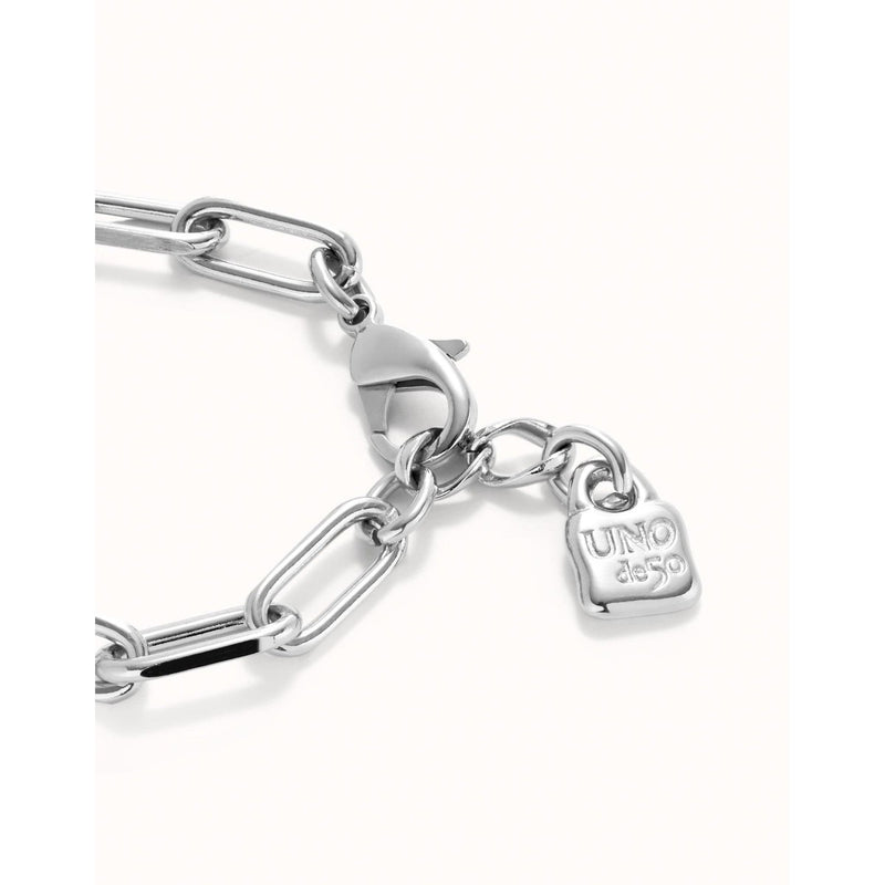 Ser Brave Sterling Silver Plated Bracelet - PUL2468MTL0000-UNO de 50-Renee Taylor Gallery