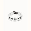 Leather Bracelet With Large Round Sterling Silver Plated Beads - PUL2517MTL-UNO de 50-Renee Taylor Gallery