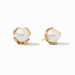 Penelope Stud Earrings - Pearl-Julie Vos-Renee Taylor Gallery