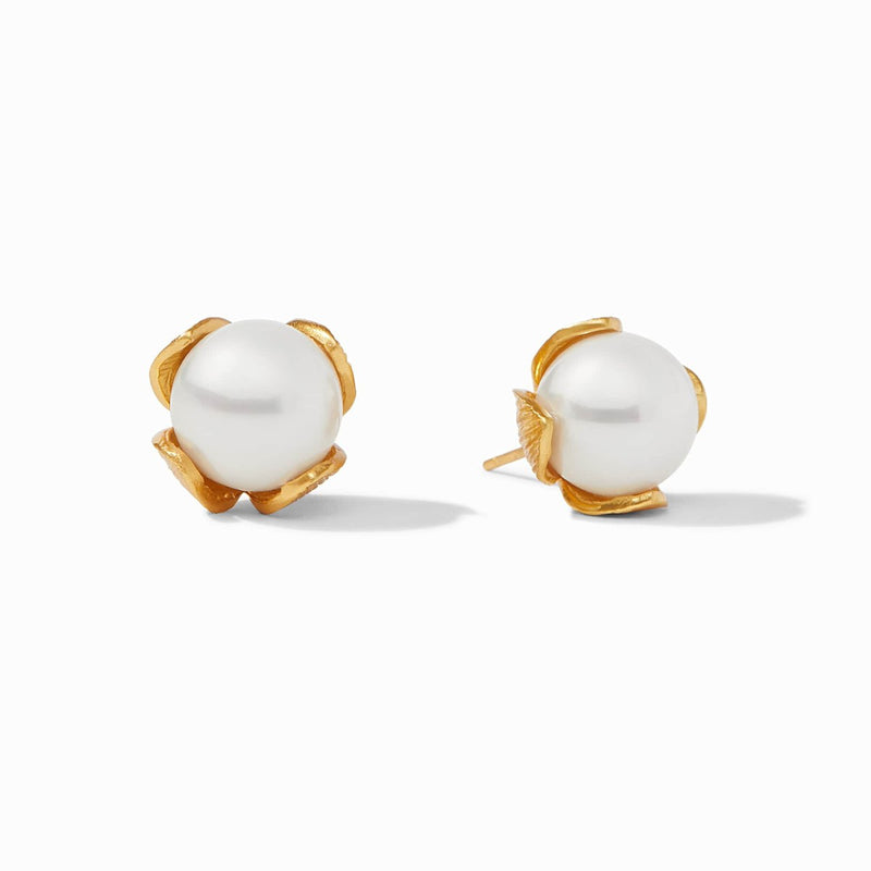 Penelope Stud Earrings - Pearl-Julie Vos-Renee Taylor Gallery