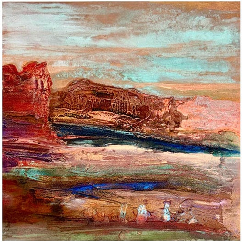 "Quiet Waters, Red Rocks"-Nancy Ngo-Renee Taylor Gallery