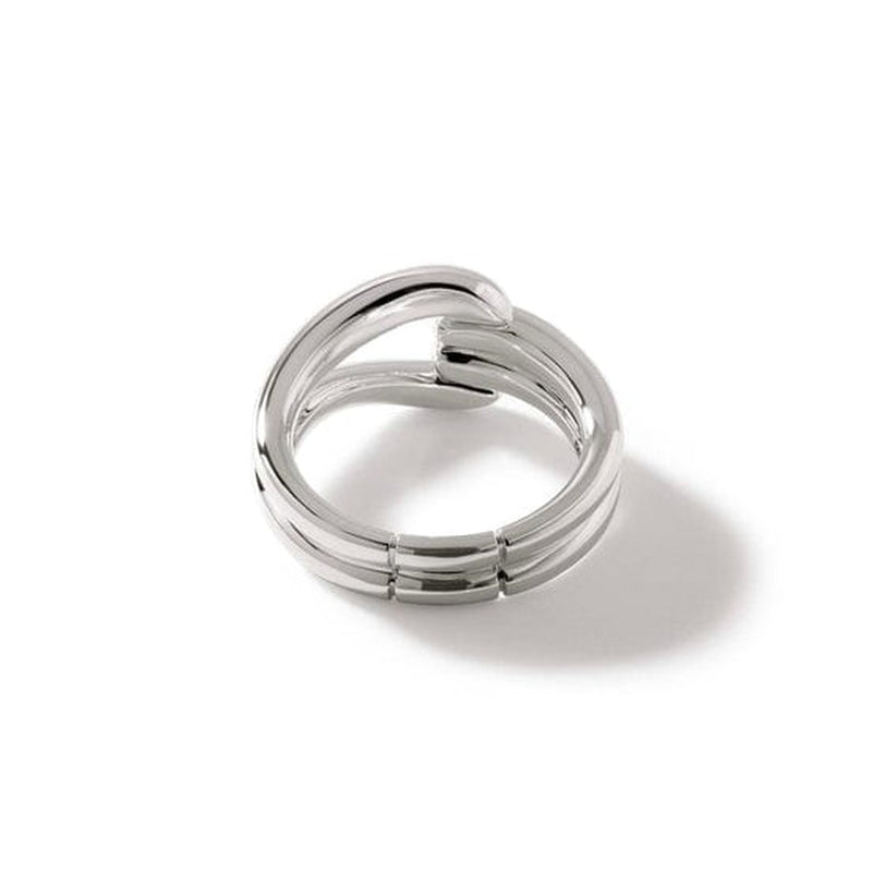 Surf Link Ring, Sterling Silver - RB901081-John Hardy-Renee Taylor Gallery