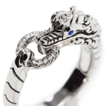 Naga Heritage Silver Diamond Pave Dragon Head Ring - RBP601792BSPDI-John Hardy-Renee Taylor Gallery