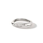 Surf Ring, Sterling Silver, Diamonds, Slim - RBP9011182DIX-John Hardy-Renee Taylor Gallery