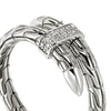 Spear Silver Diamond Pave Single Wrap Ring - RBP986802DI-John Hardy-Renee Taylor Gallery