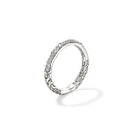 JH Essential Pavé Band Ring, Sterling Silver, Diamonds, 2.5MM - RBP987042DI-John Hardy-Renee Taylor Gallery