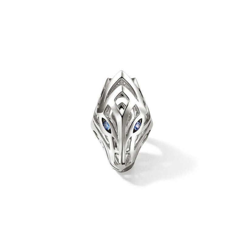 Naga Saddle Ring, Sterling Silver - RBS603411BSP-John Hardy-Renee Taylor Gallery