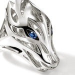 Naga Saddle Ring, Sterling Silver - RBS603411BSP-John Hardy-Renee Taylor Gallery