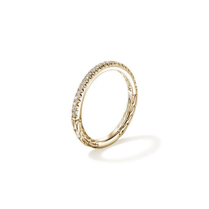 JH Essential Pavé Band Ring, Gold, Diamonds - RGGX9870322DI-John Hardy-Renee Taylor Gallery