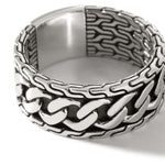 Curb Chain Band Ring, Sterling Silver - RM900805-John Hardy-Renee Taylor Gallery