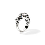 Naga Ring, Sterling Silver, Blue Sapphire - RMS6036211BSP-John Hardy-Renee Taylor Gallery