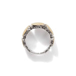 Palu 18K Gold & Silver Round Disc Ring - RZ7229X-John Hardy-Renee Taylor Gallery