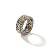 Rata Chain Ring, Silver, Gold, Wide - RZ900949-John Hardy-Renee Taylor Gallery