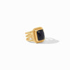 Cheval Statement Ring - Obsidian Black-Julie Vos-Renee Taylor Gallery