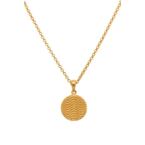 Serenity 24K Gold Vermeil Pendant-Joyla-Renee Taylor Gallery