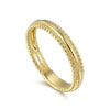 14K Yellow Gold Bujukan Stackable Ring - LR52510Y4JJJ-Gabriel & Co.-Renee Taylor Gallery