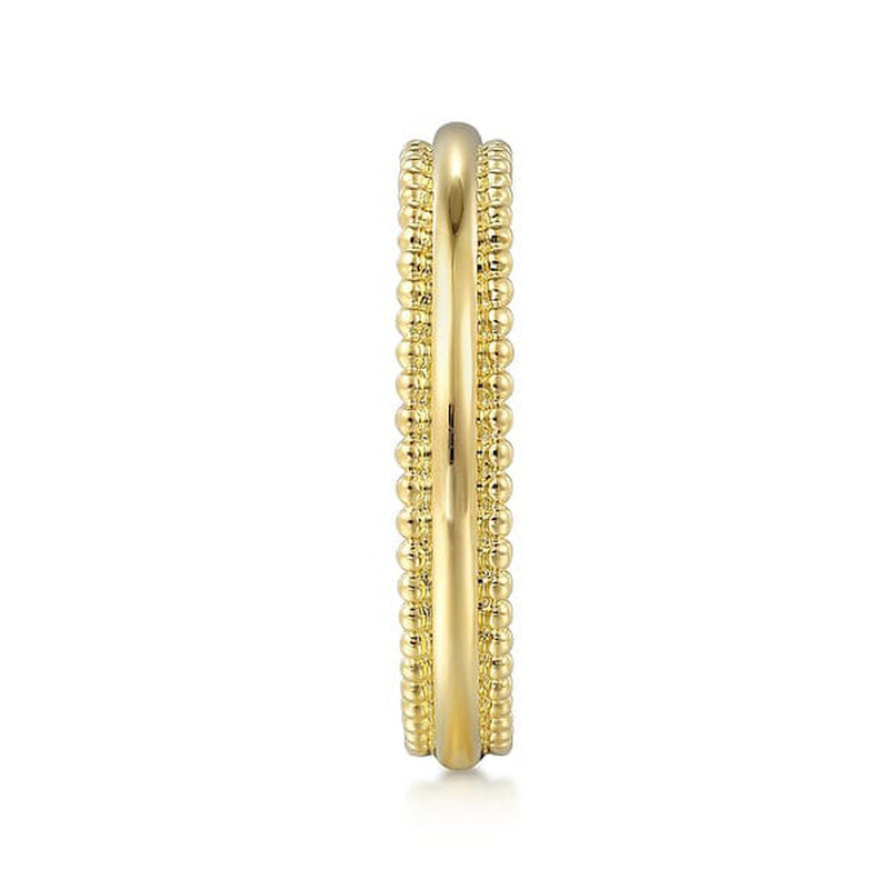 14K Yellow Gold Bujukan Stackable Ring - LR52510Y4JJJ-Gabriel & Co.-Renee Taylor Gallery