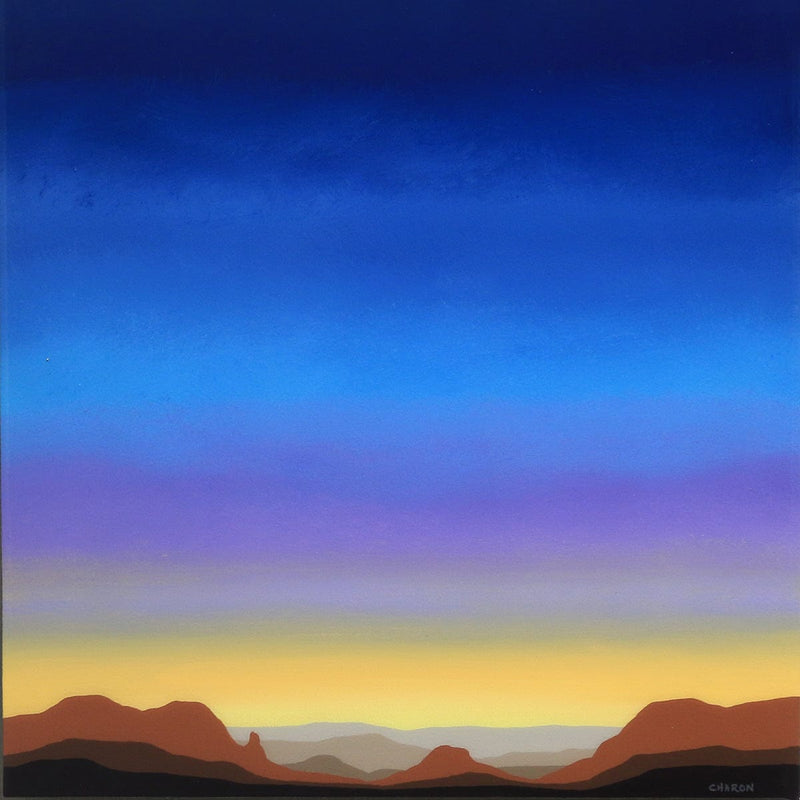 "Sedona Sunrise" 12x12-Robert Charon-Renee Taylor Gallery