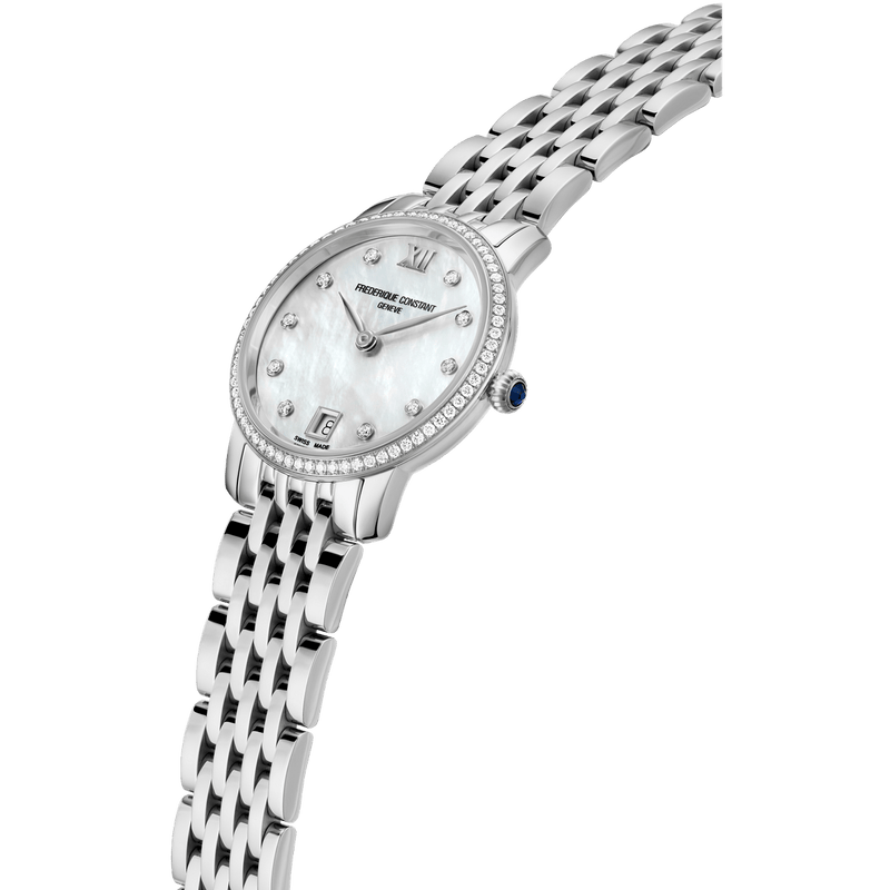 CLASSICS SLIMLINE LADIES - FC-220MPWD1SD26B-Frederique Constant-Renee Taylor Gallery