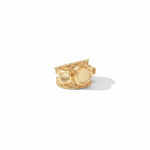 Trieste Statement Ring - Iridescent Champagne-Julie Vos-Renee Taylor Gallery